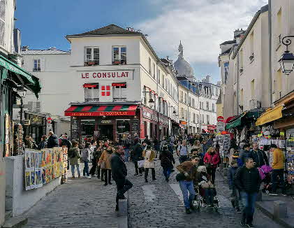 Ansicht von Montmartre