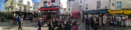 Montmartre - Ansicht180 Grad (Kunstwerk von Rt.Silberring)